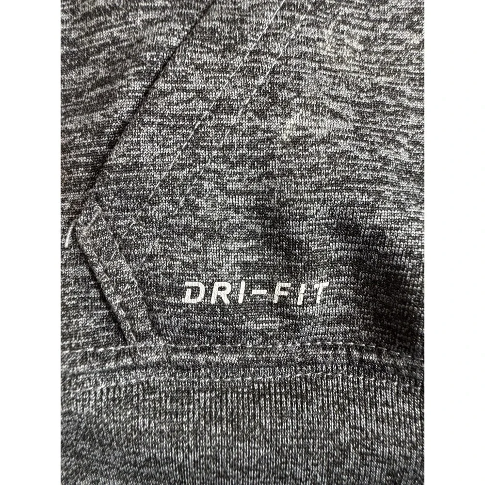 Nike Hoodie Toddler 3T Gray Dri-FIT Fleece Pullover Orange Swoosh Logo Front